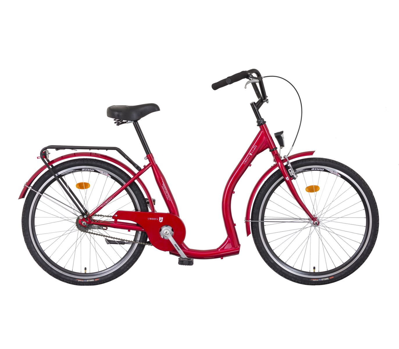 LIBERTY Městské jízdní kolo COMFY 1spd. 26" 2026 červené