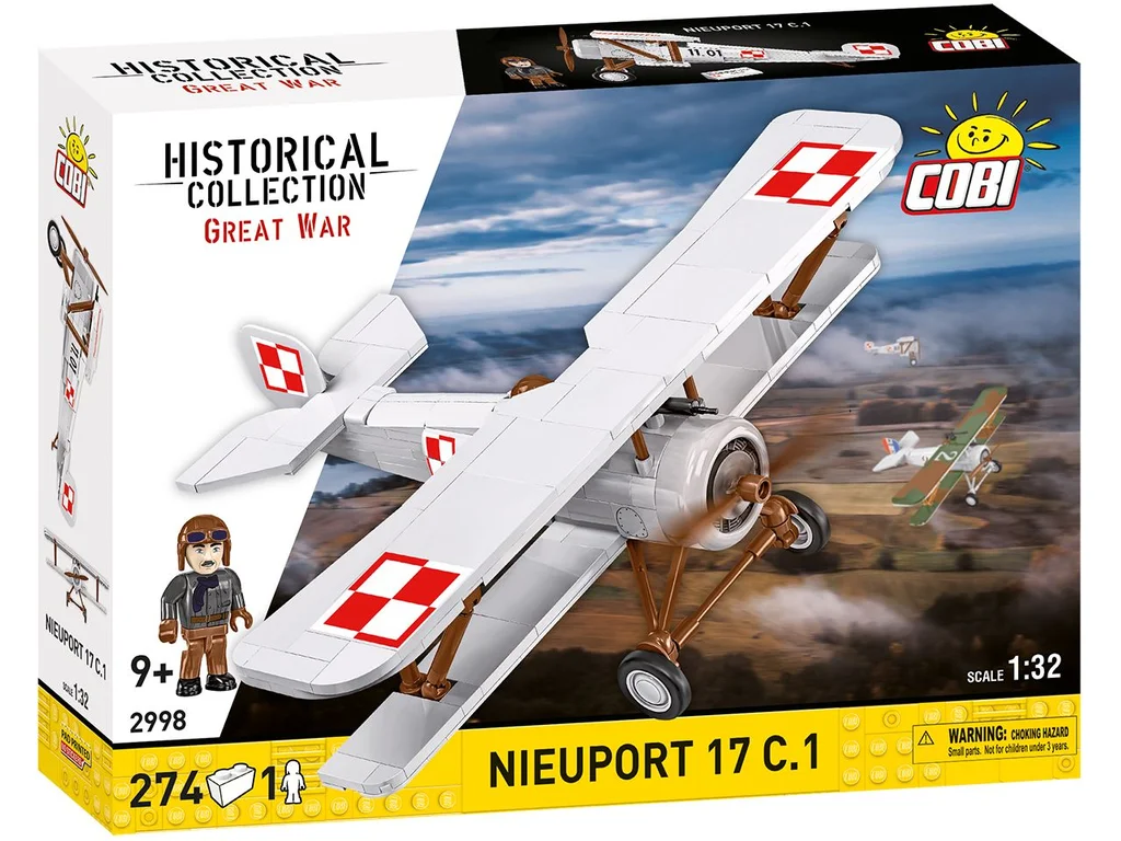 Cobi 2998 Great War Nieuport 17 C.1, 1:32, 274 kostek