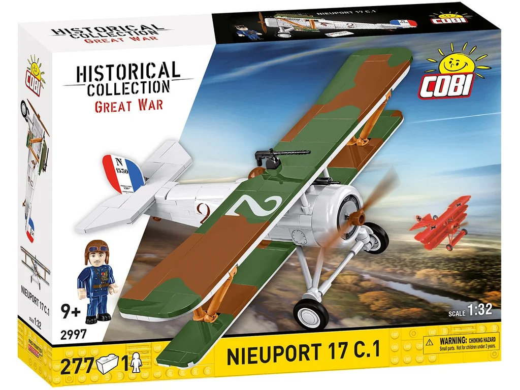 Cobi 2997 Great War Nieuport 17 C.1, 1:32, 277 kostek