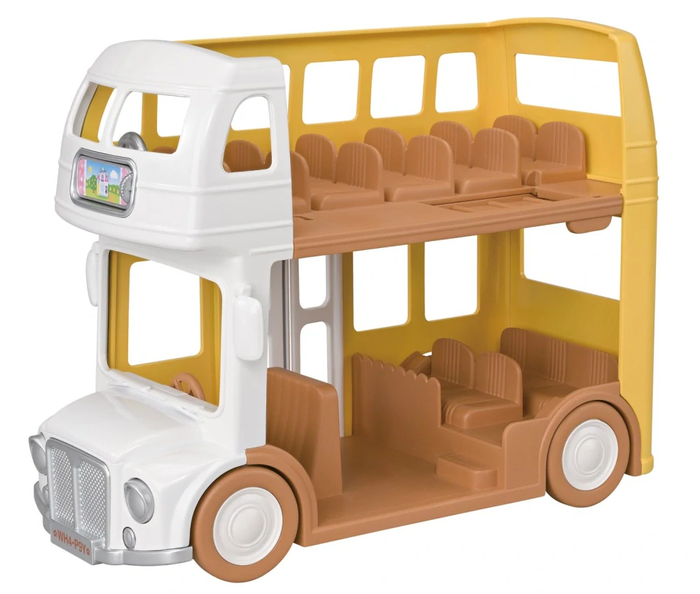 Dvoupatrový školkový autobus