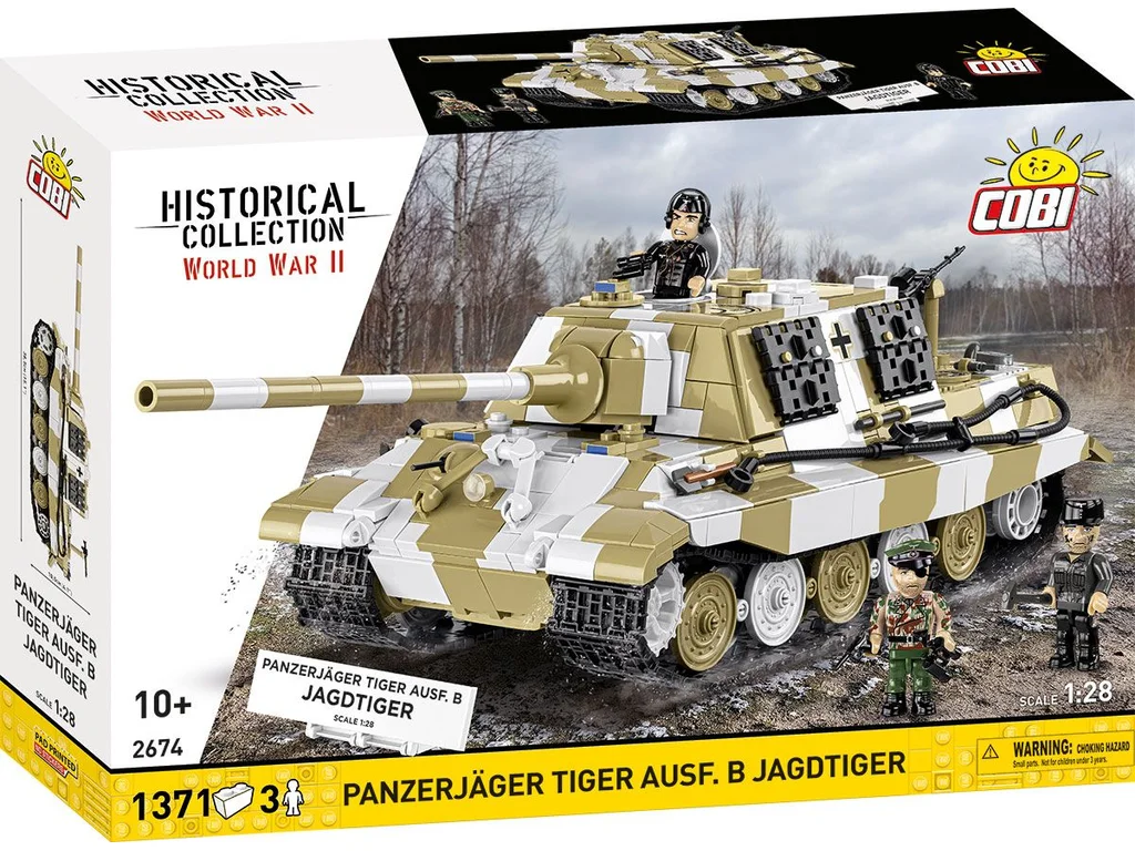 Cobi 2674 II WW Panzerjäger TIGER Ausf. B JAGDTIGER 1:28, 1371 kostek