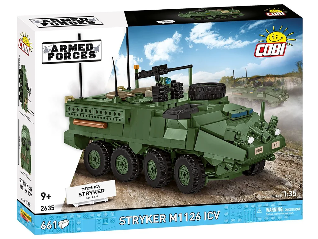 Cobi 2635 Armed Forces STRYKER M1126 ICV, 1:35, 661 kostek