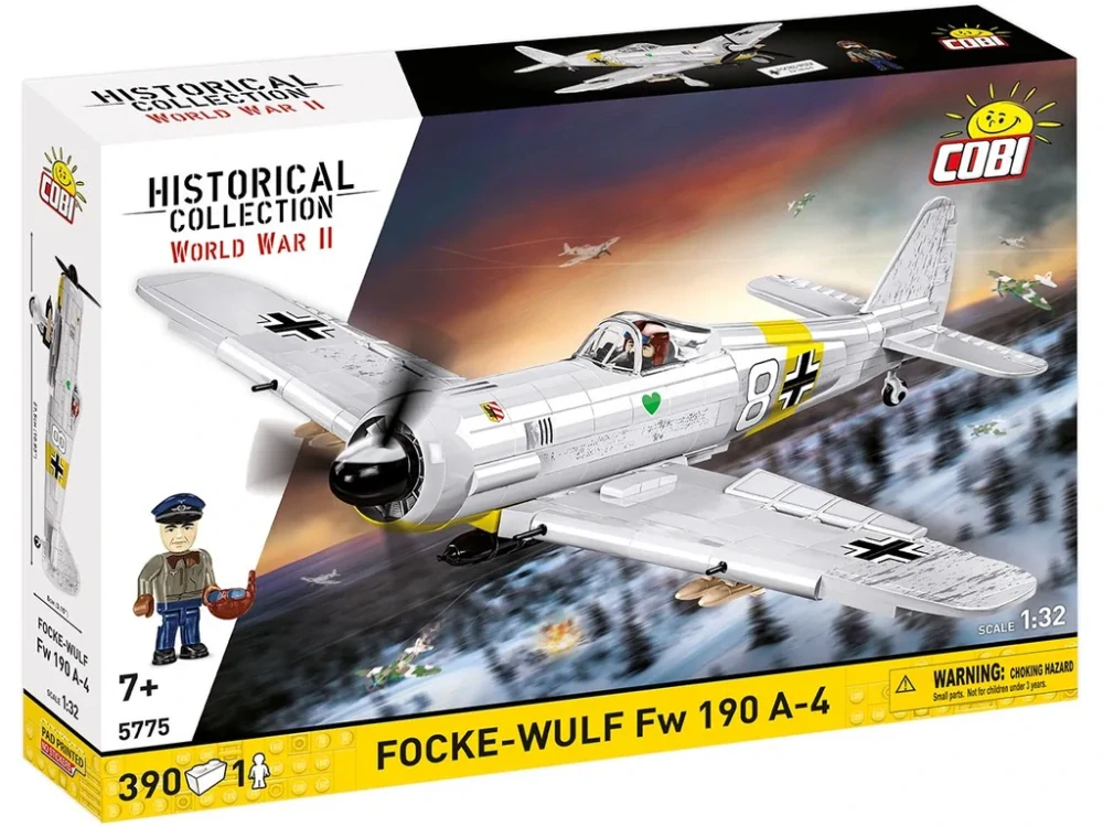 COBI 5775 II WW Focke-Wulf Fw 190 A-4, 1:32, 390 kostek