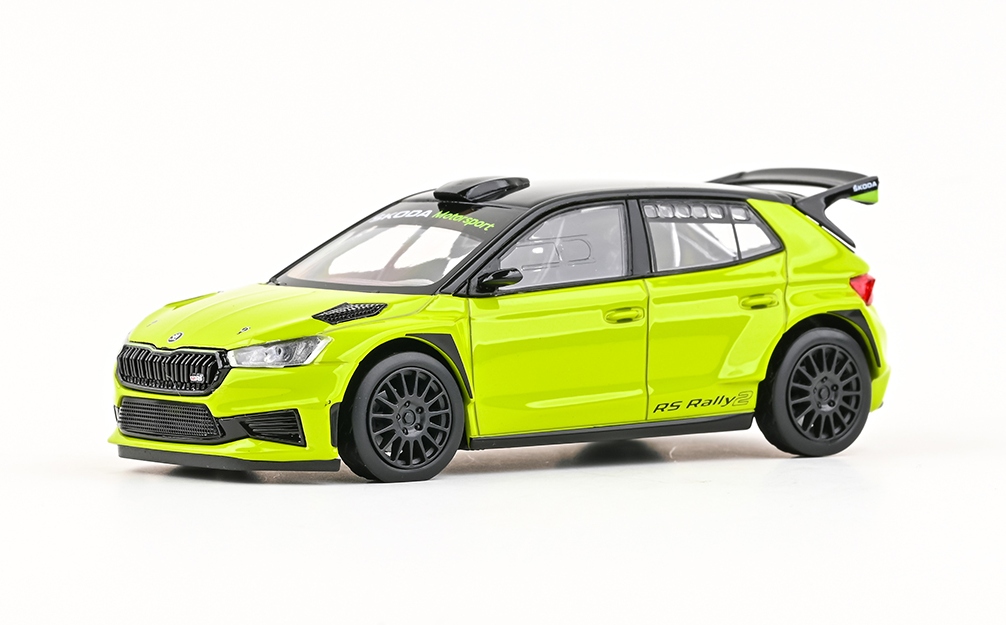 Abrex Škoda Fabia IV RS Rally2 (2022) 1:43 Zelená Mamba