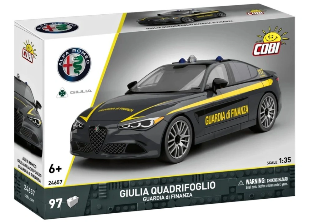 Cobi 24657 Alfa Romeo Giulia Quadrifoglio Guardia di Finanza, 97 kostek