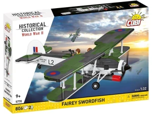 Cobi 5770 II WW FAIREY SWORDFISH, 1:32, 806 k, 2 f