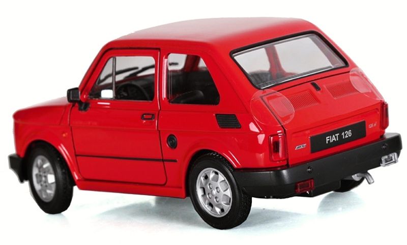 Welly Fiat 126 Červený 1:21