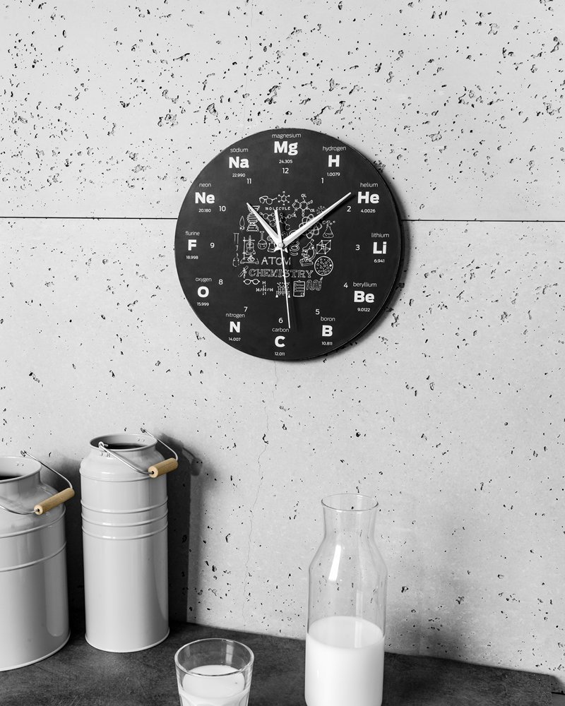 Gadget Master Nástěnné hodiny Chemik, průměr 30cm