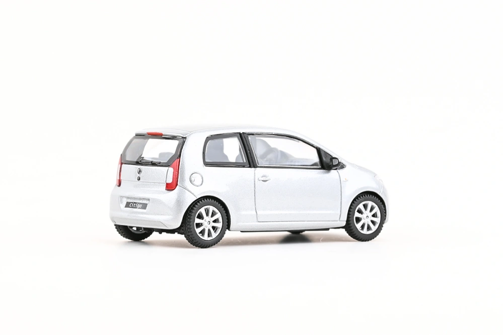 Abrex Škoda Citigo 3dveřové (2011) Stříbrná Brilliant Metalíza 1:43