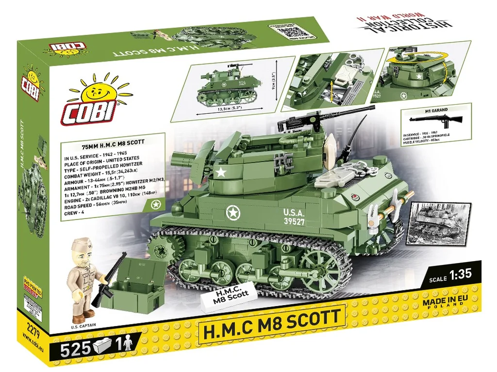 Cobi 2279 II WW H.M.C M8 Scott, 1:35, 525 kostek