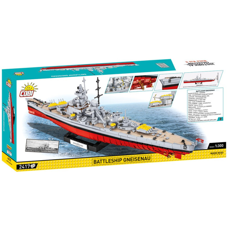 Cobi 4835 II WW Gneisenau 1:300, 2417 kostek