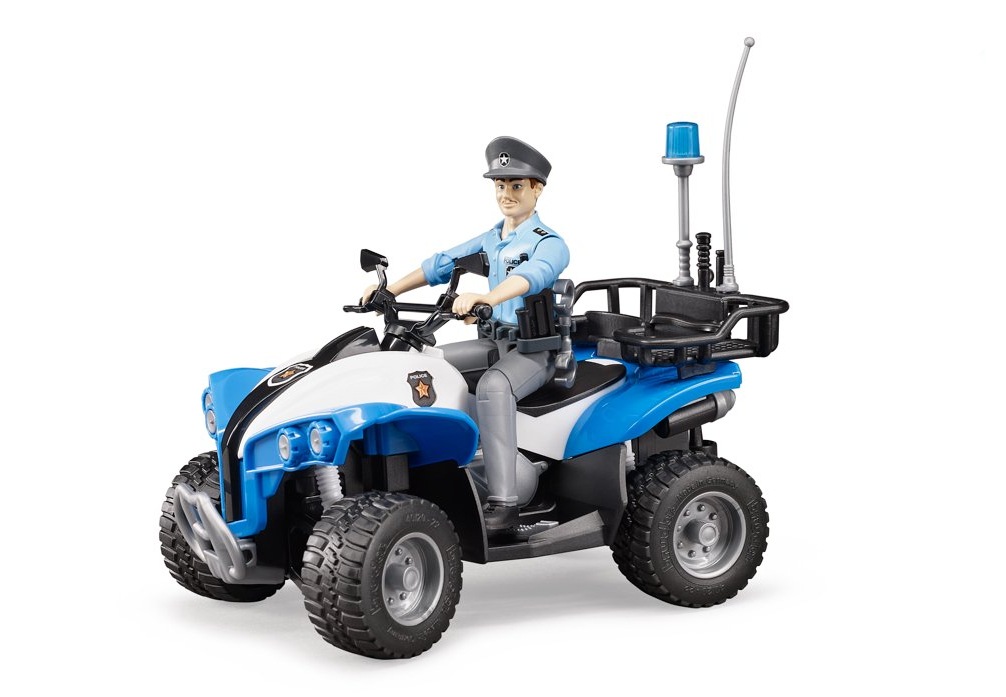 Bruder 63010 Čtyřkolka Policie a figurka
