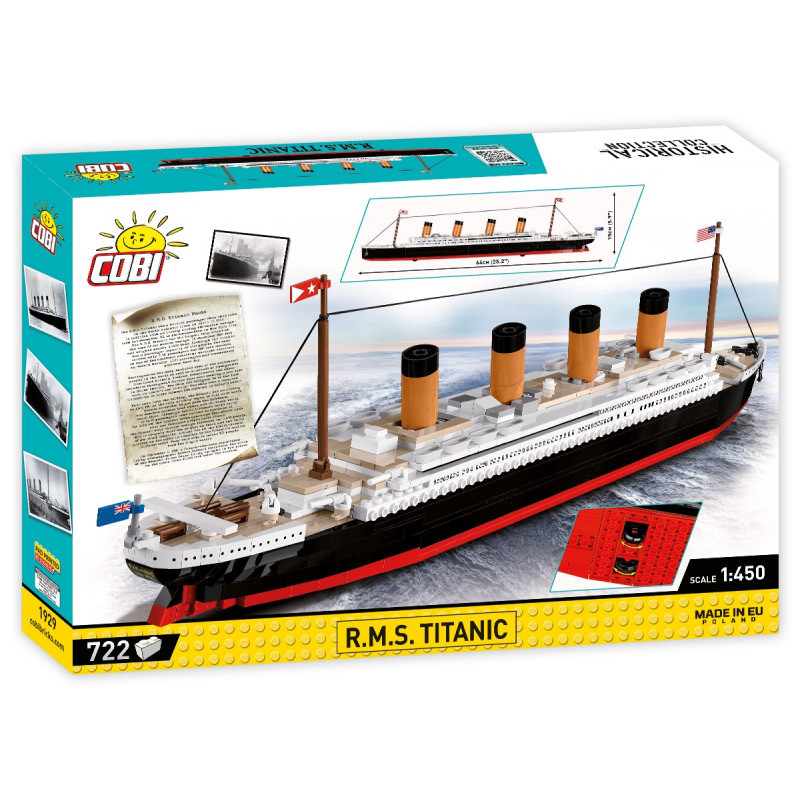 Cobi 1929 Titanic RMS, 722 kostek, 1:450