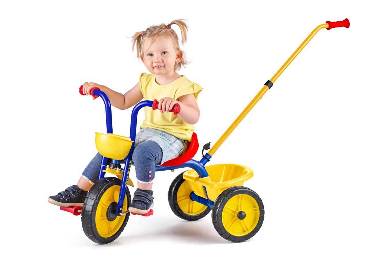 Merkur Tříkolka Baby Trike s vodící tyčí