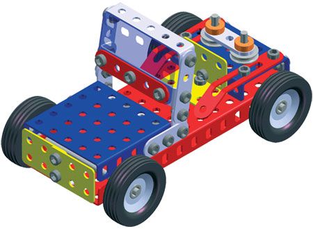 Merkur 016 Buggy, 206 dílů, 10 modelů