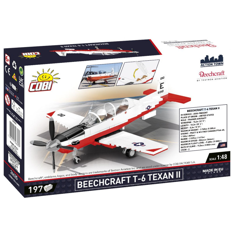 Cobi 26625 Beechcraft T-6 Texan II, 1:48, 197 kostek