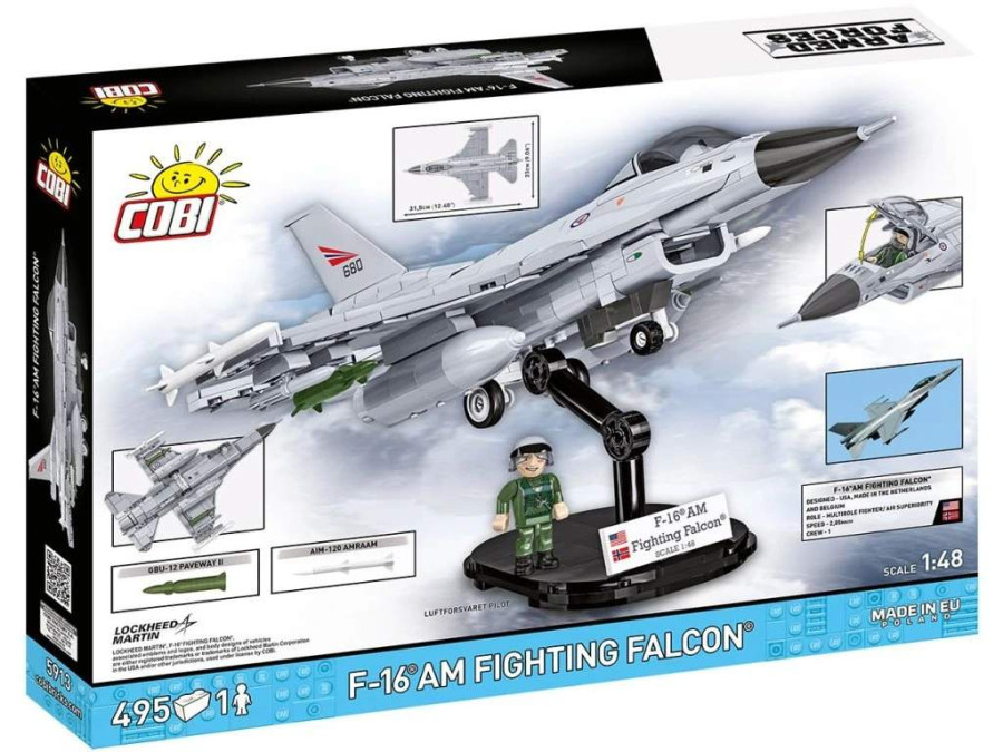 Cobi 5913 Armed Forces F-16 AM FIGHTING FALCON, 1:48, 495 k, 1 f