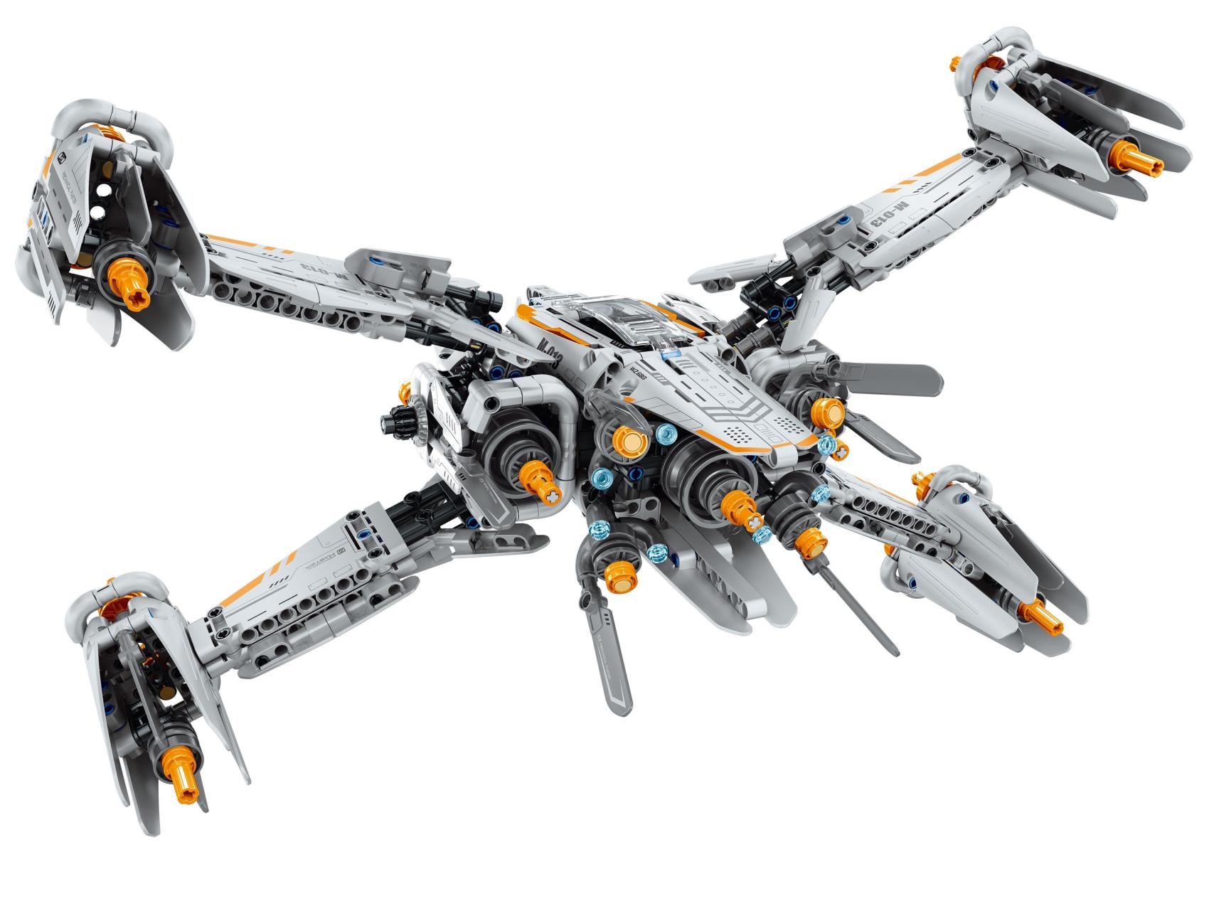 Stavebnice iM.MASTER vesmírná loď s mechanickým pohonem, 1018 dílků