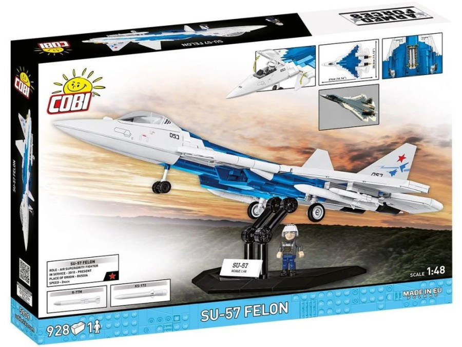 COBI 5909 Armed Forces SU-57 Felon, 1:48, 928 kostek
