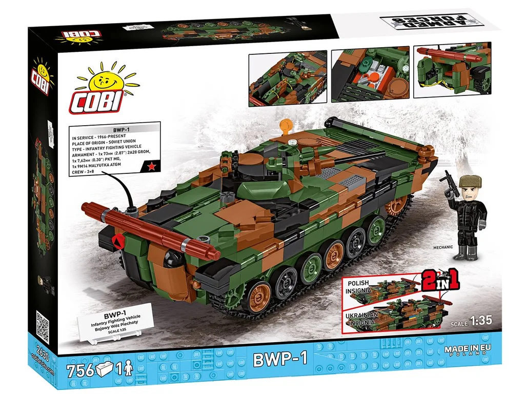 Cobi 2630 Armed Forces BWP-1, 1:35, 756 kostek