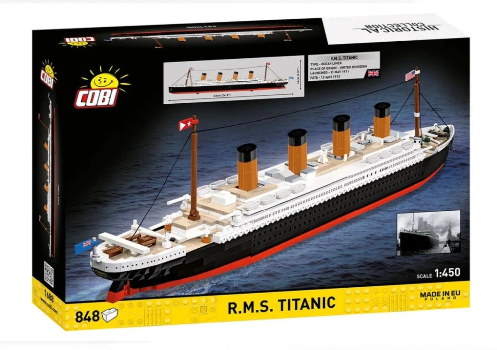 Cobi 1688 R.M.S. Titanic, 1:450, 848 kostek