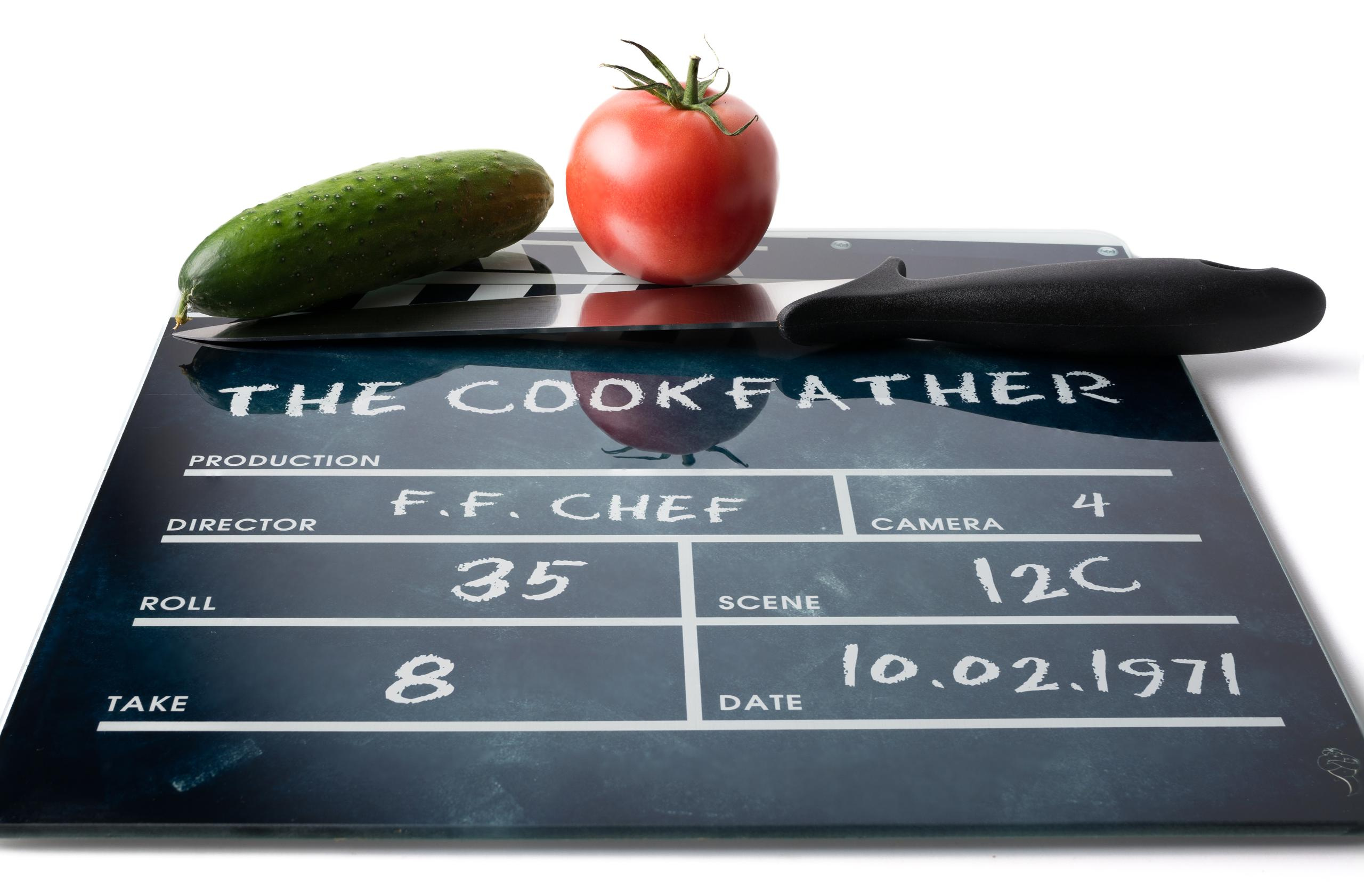 Skleněné prkénko na krájení, Filmová klapka