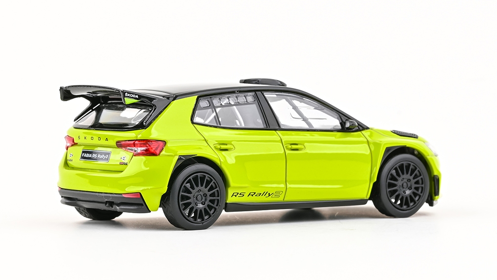Abrex Škoda Fabia IV RS Rally2 (2022) 1:43 Zelená Mamba