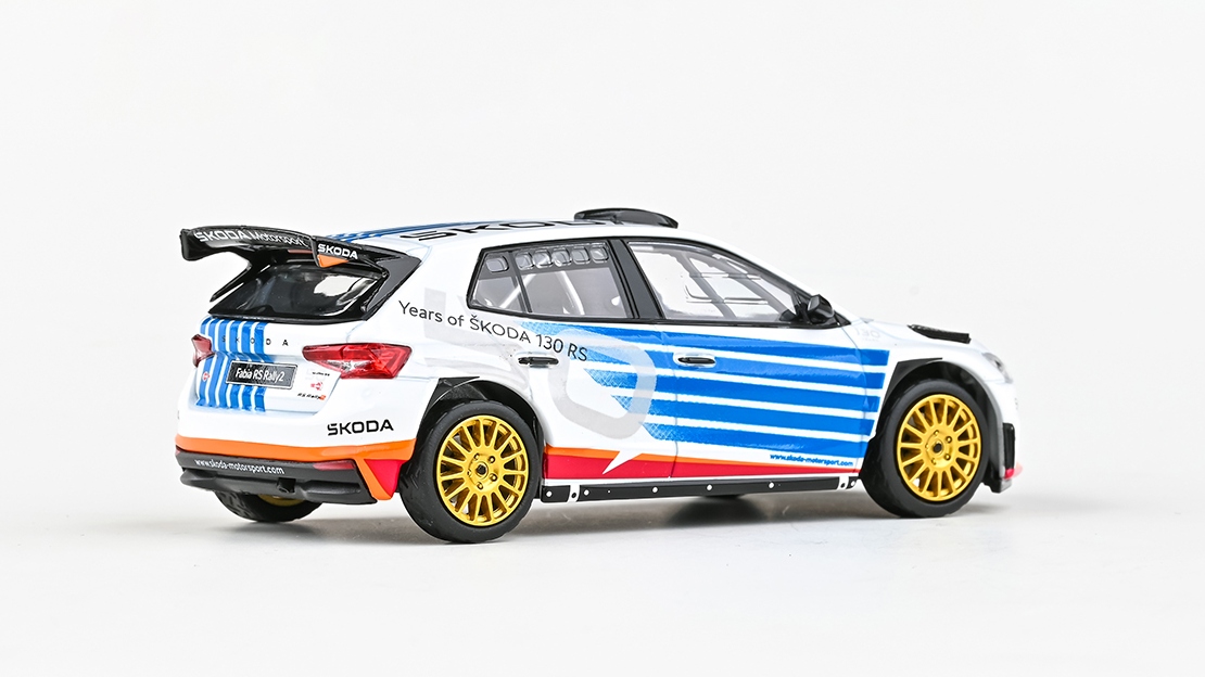 Abrex Škoda Fabia IV RS Rally2 (2022) 1:43 Motorsport Design 2025 130RS MC