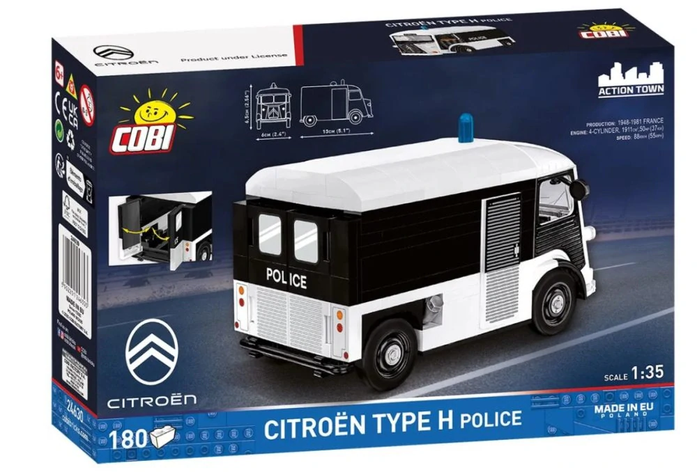 Cobi 24630 Citroën Type H Policie, 1:35, 180 kostek