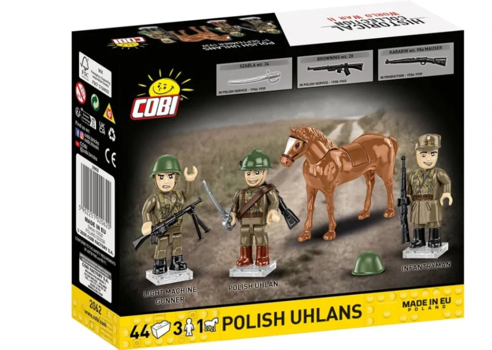 Cobi 2062 Polští huláni, 4 figurky s příslušenstvím