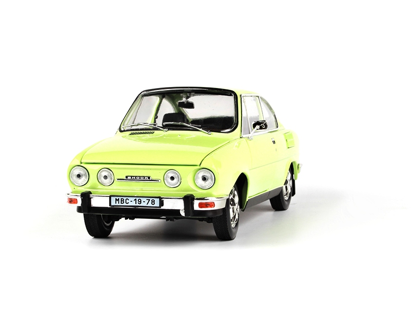 Abrex Škoda 110R Coupé (1980) Zelená Lipová 1:18