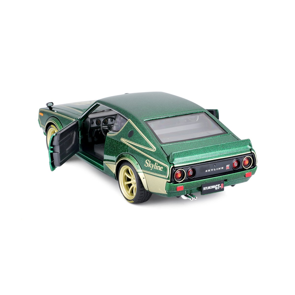 Maisto Nissan Skyline 2000GT-R (KPGC 110) 1973, zelený 1:24