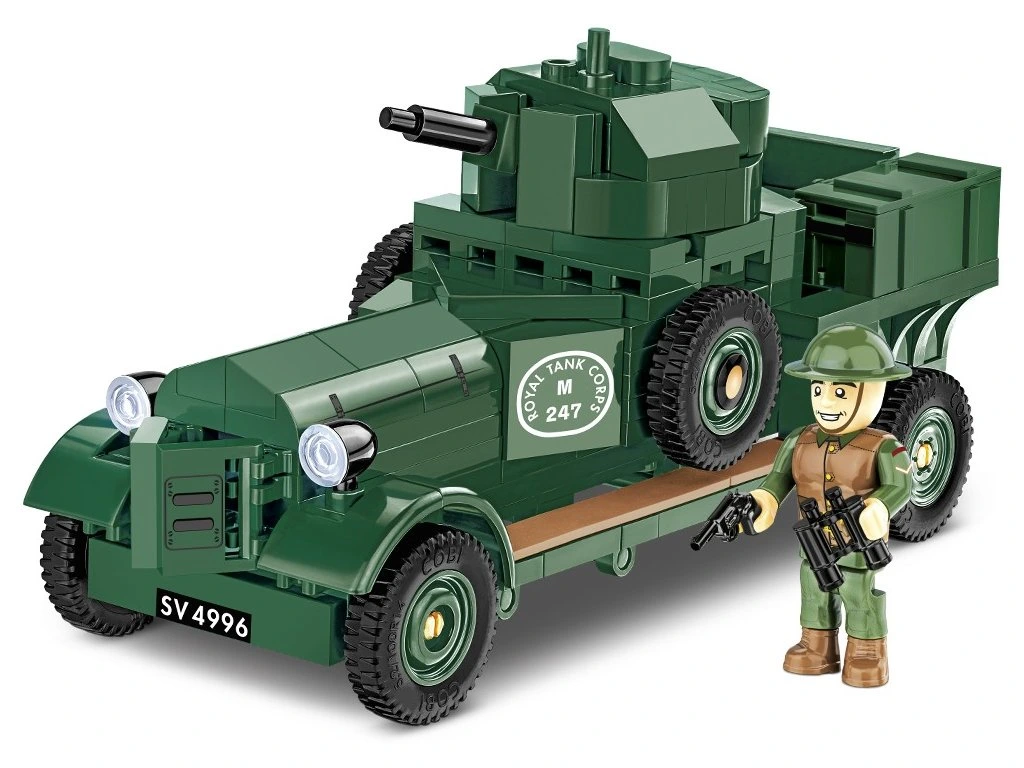 Cobi 2988 Great War Rolls Royce obrněné vozidlo 1:35, 267 kostek