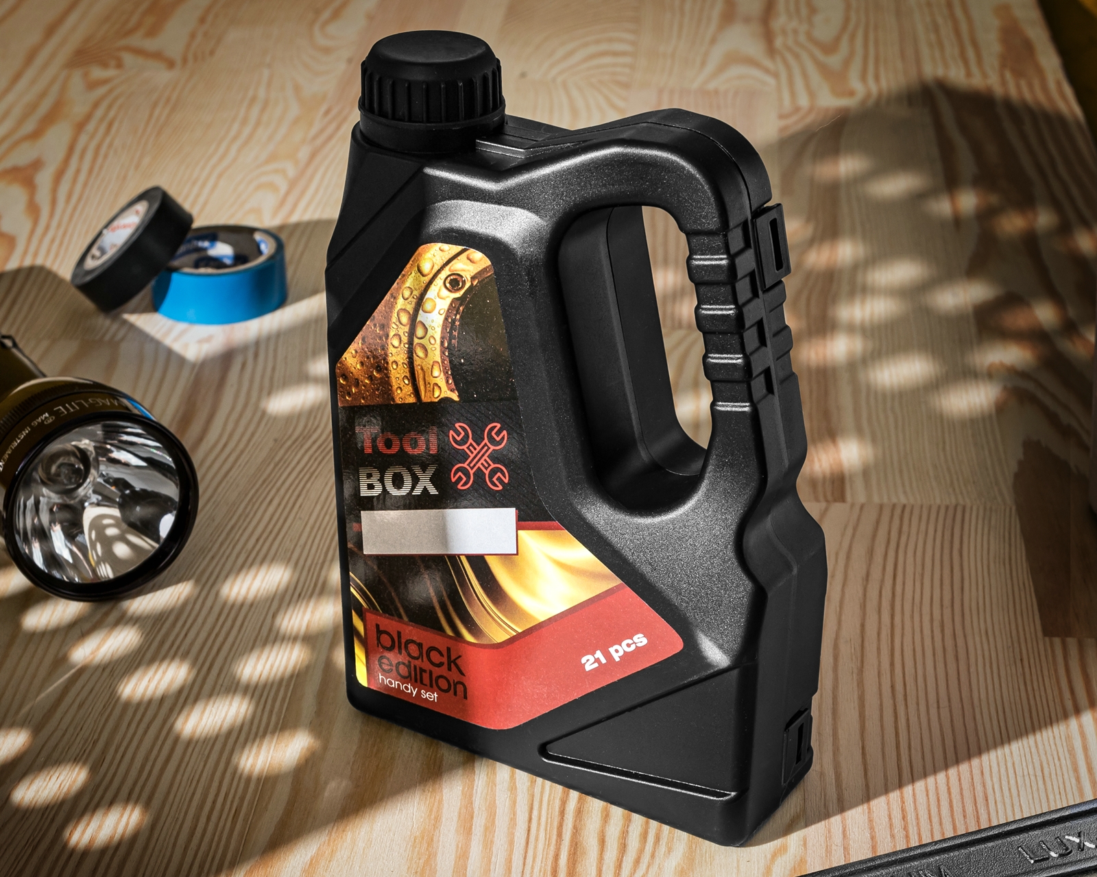 Sada nářadí JERRYCAN, Kanystr, 21 dílů