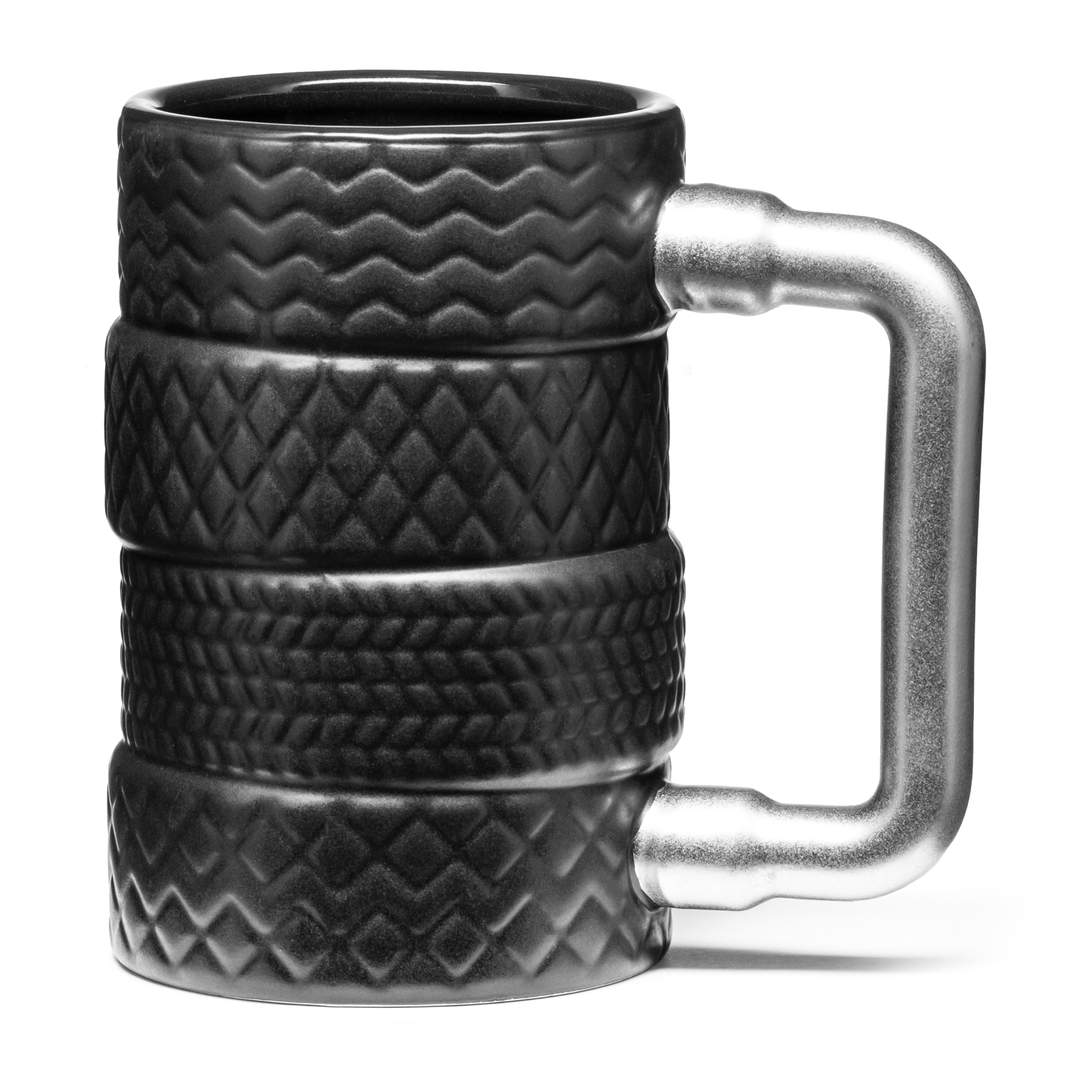 Dárková sada Pneumatikový hrnek 400 ml., Klíčenka a lžička