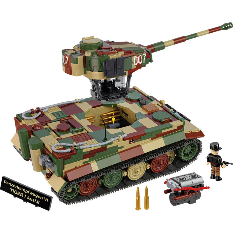 COBI 2588 II WW Panzer VI Tiger no 131, 1:28, 1275 kostek