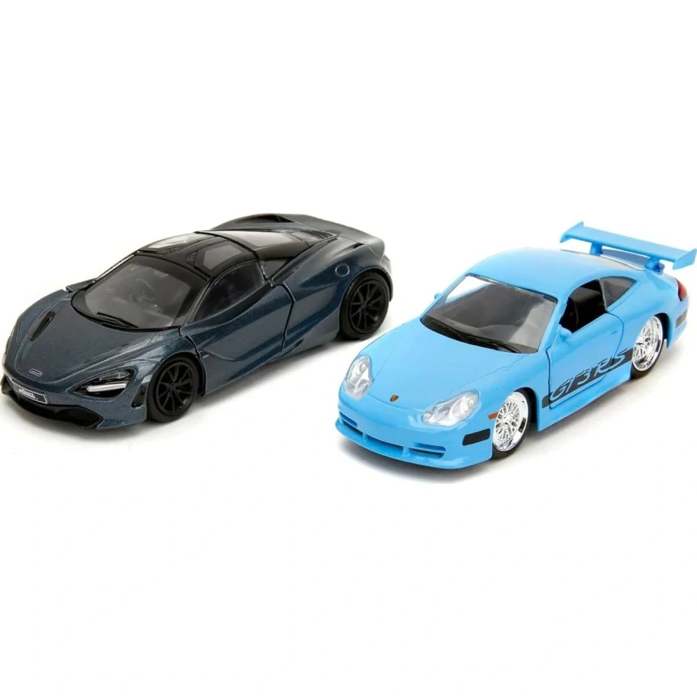 Rychle a zběsile Twin Pack Brianovo Porsche 996 GT3 RS a Shaw´s McLaren, 1:32