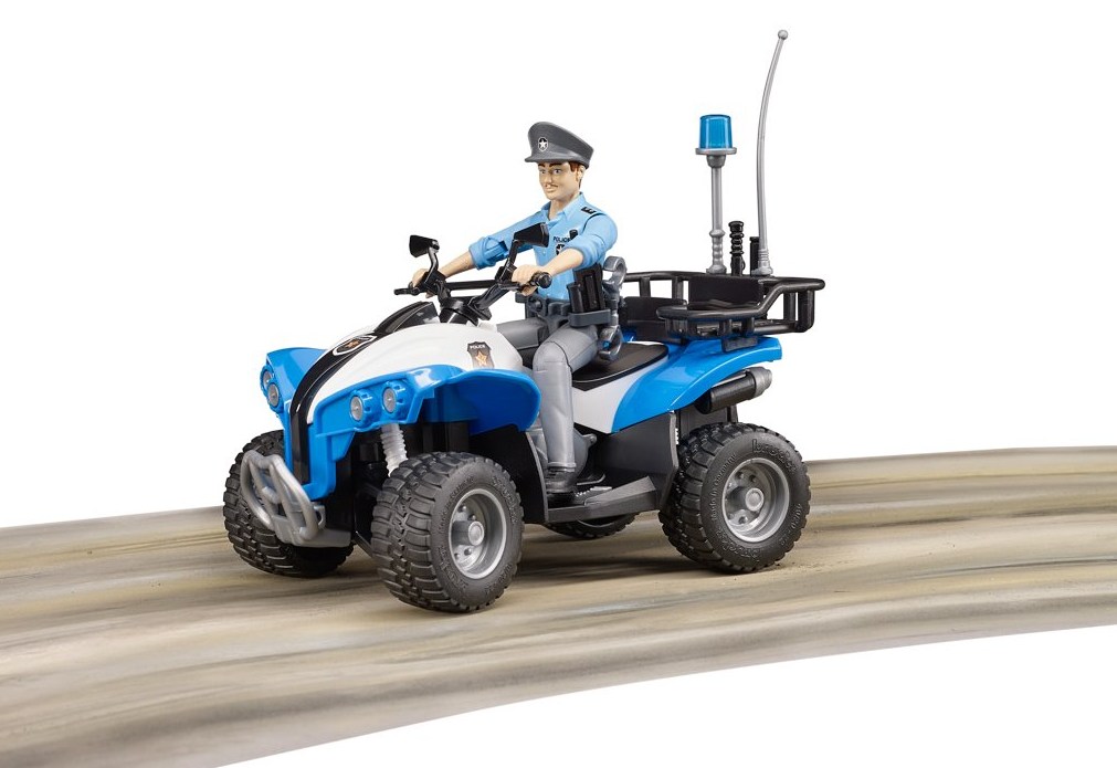 Bruder 63010 Čtyřkolka Policie a figurka