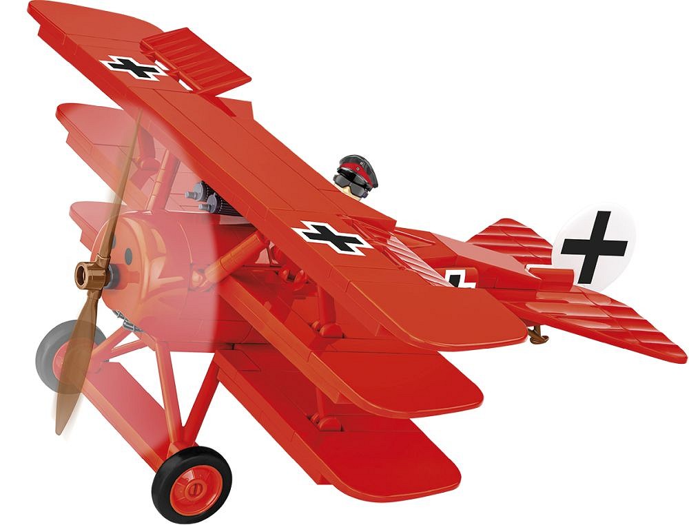 Cobi 2996 Great War Fokker Dr. I Red Baron, 1:32, 221 kostek