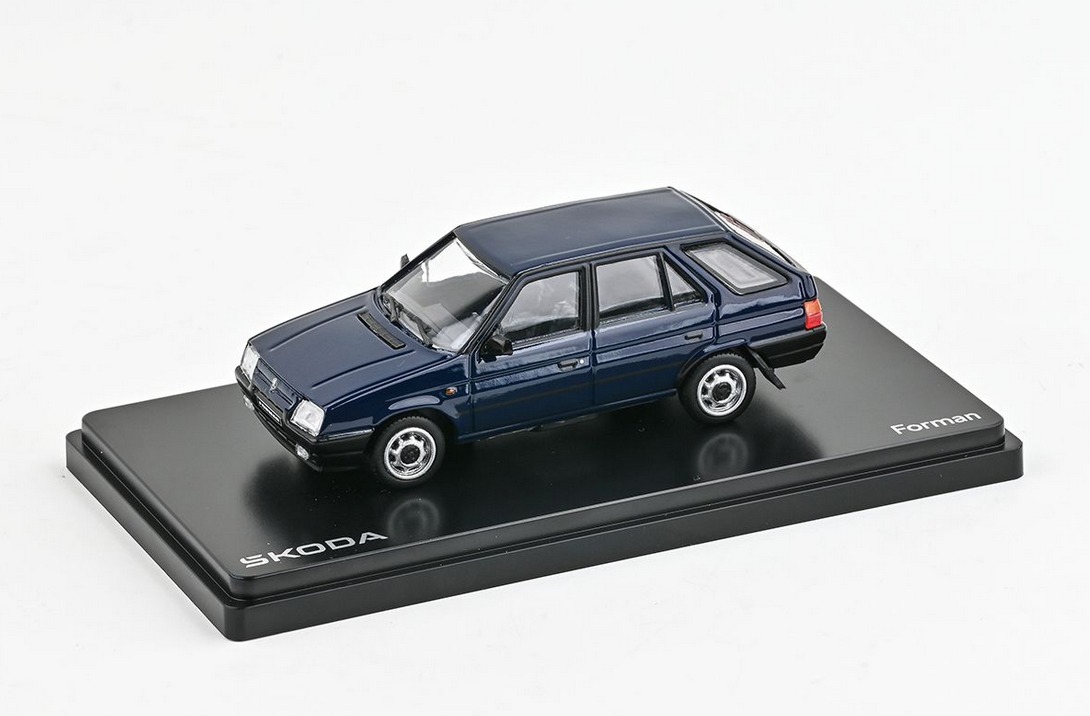 Abrex Škoda Forman (1993) Modrá Královská 1:43