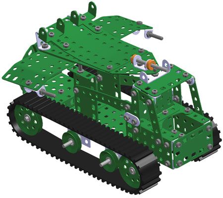 Merkur Army Set, 657 dílků, 40 modelů