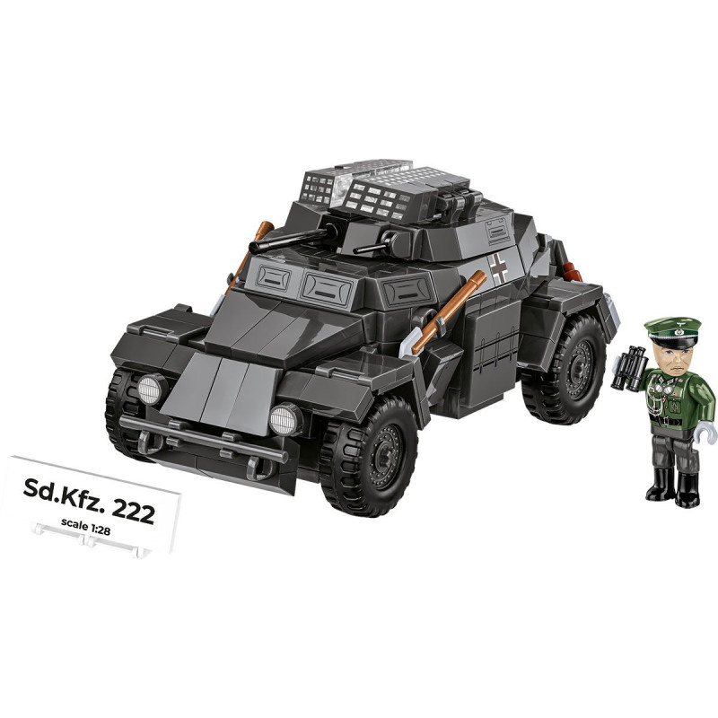 Cobi 2657 II WW Sd.Kfz. 222, 1:28, 502 kostek