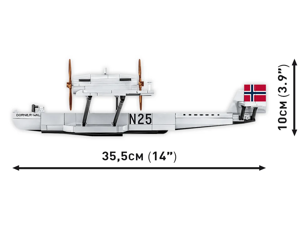 Cobi 1384 Dornier Do J Wal "Amundsen" N-25, 1:48, 483 kostek