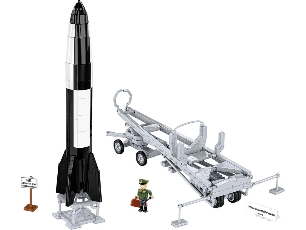 COBI 3120 II WW Raketa V2 na podvozku Meiller, 1:35, 1191 kostek