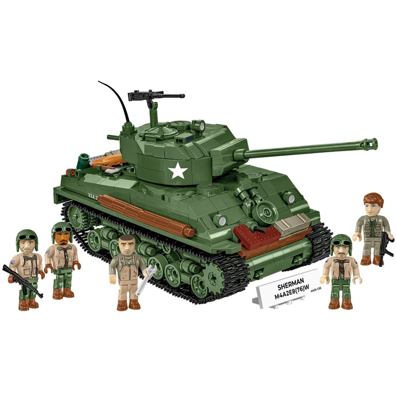 Cobi 3126 II WW M4A1 Sherman, 1:35, 663 kostek