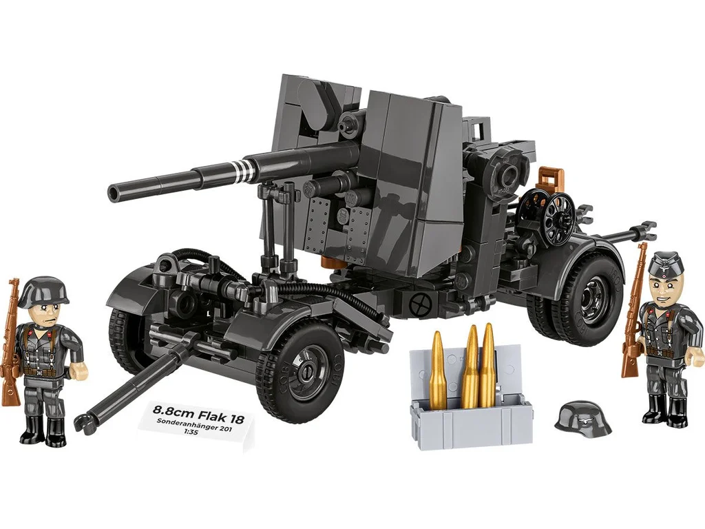 Cobi 3140 II WW 8,8 cm Flak 18 s lafetou, 1:35, 360 k, 2 f