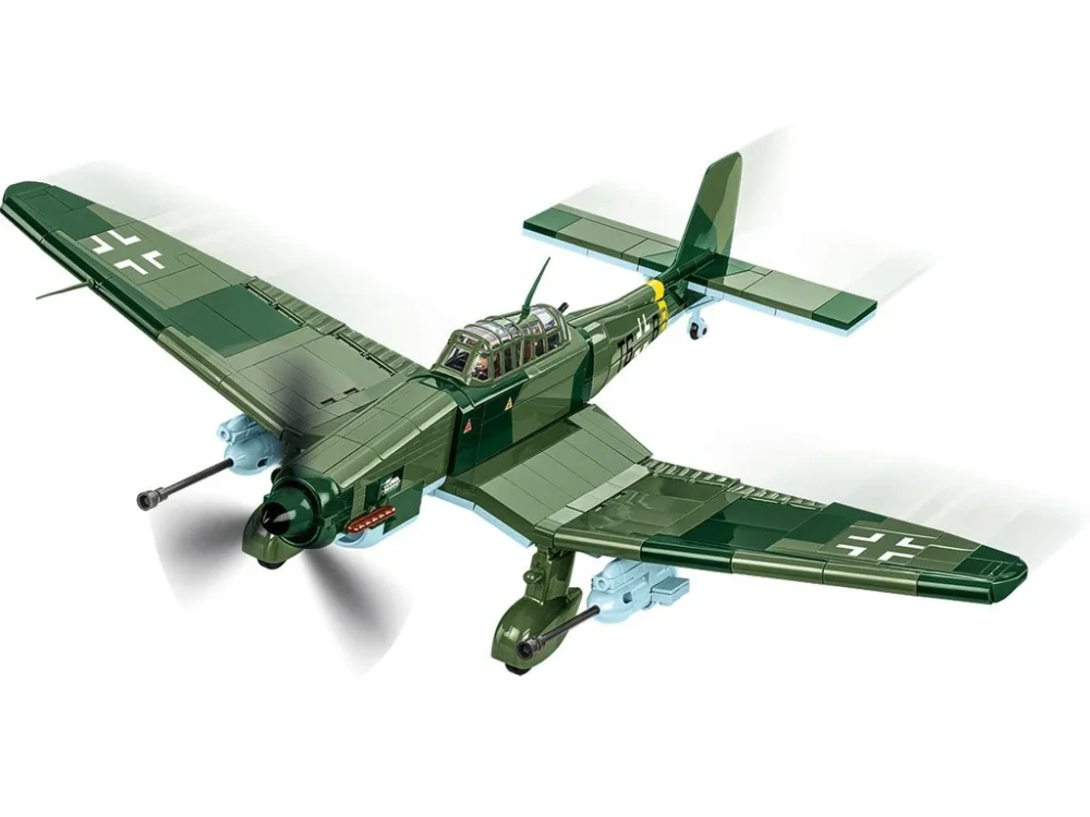 Cobi 5767 II WW Junkers JU 87G-2 STUKA, 1:32, 571 kostek, 2 figurky