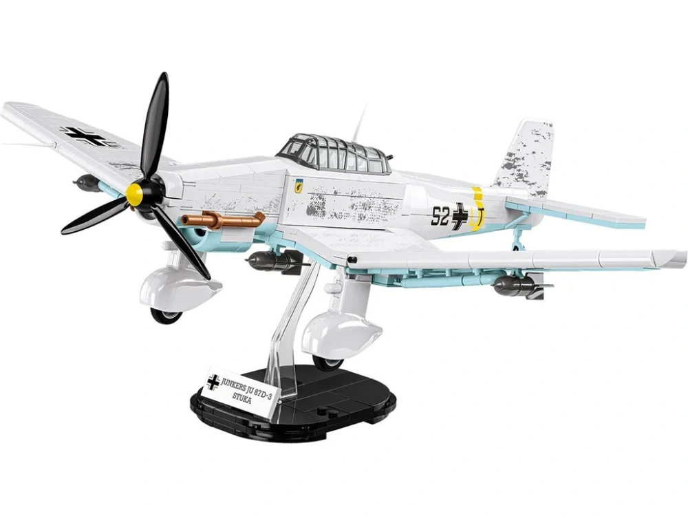 Cobi 5768 II WW Junkers JU 87D-3 STUKA, 1:32, 556 kostek a 2 figurky