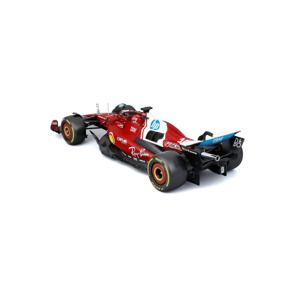 Bburago – RACE Formule F1 Ferrari SF-25 (2025) s helmou, #16 Charles Leclerc, 1:18