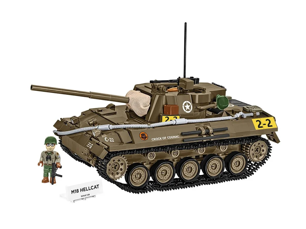Cobi 2679 II WW M18 HELLCAT, 1:28, 1026 dílků, 1 f